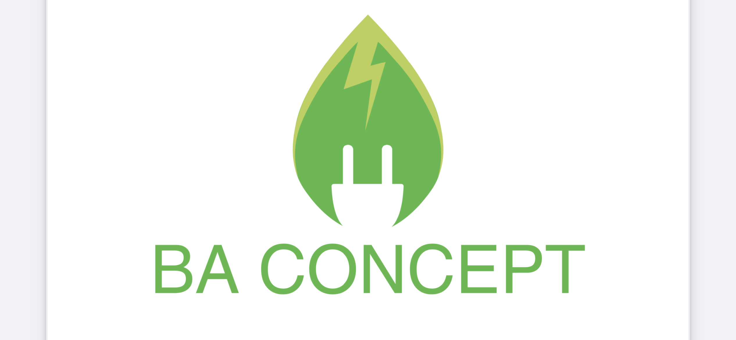 logo Ba concept